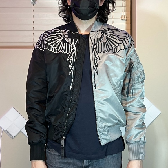 Alpha Industries X Marcelo Burlon Bomber Jacket. Like New! - Picture 2 of 5